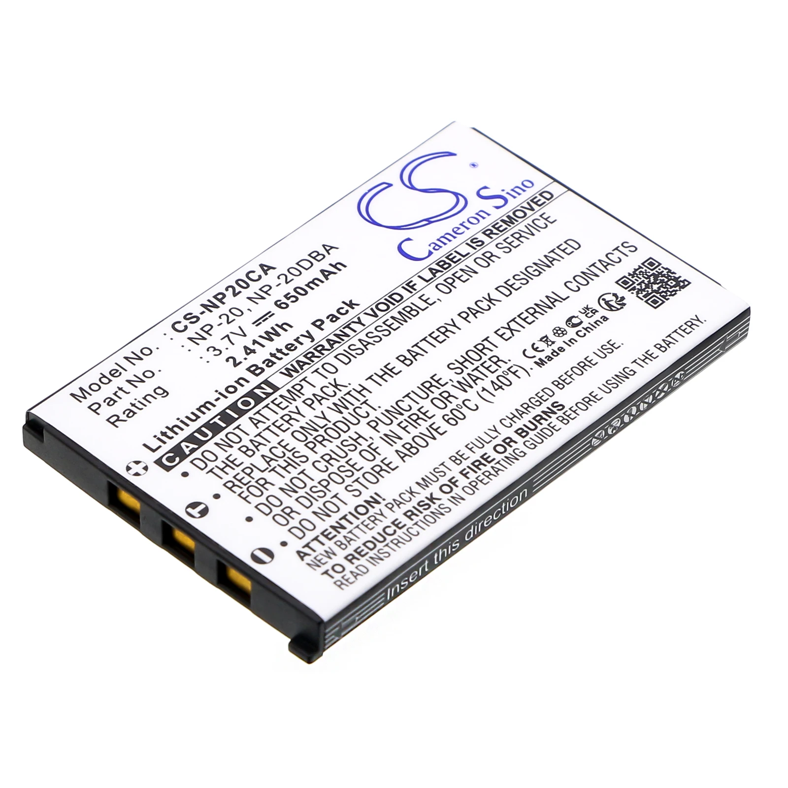 Li-ion Camera Battery for Casio NP-20