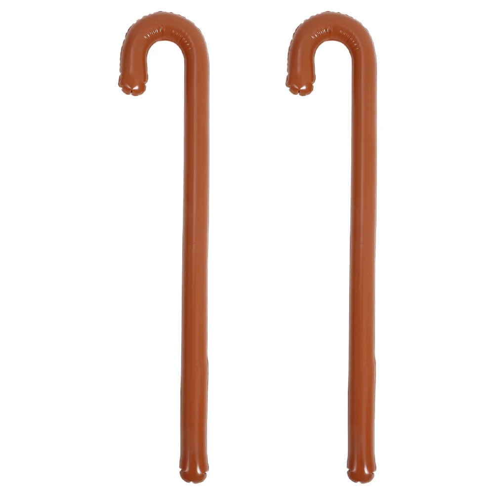 2 szt. Nadmuchiwane balony w kształcie kulek, dekoracja na Halloween, przenośne, zabawne laski, rekwizyty do nadmuchiwania, akcesoria imprezowe