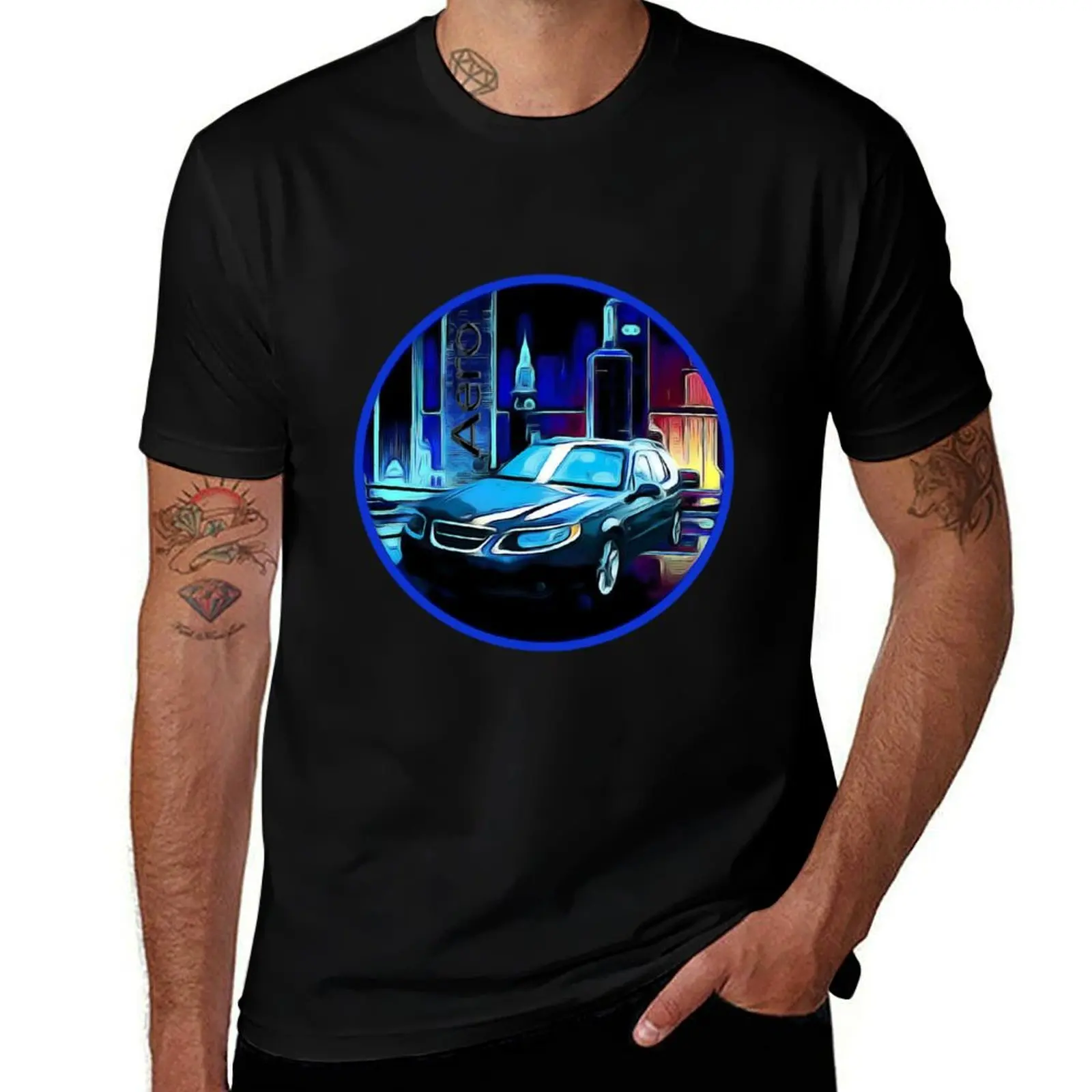 

Saab 95 Aero Wagon T-Shirt t shirts for man cotton g man t shirts for men