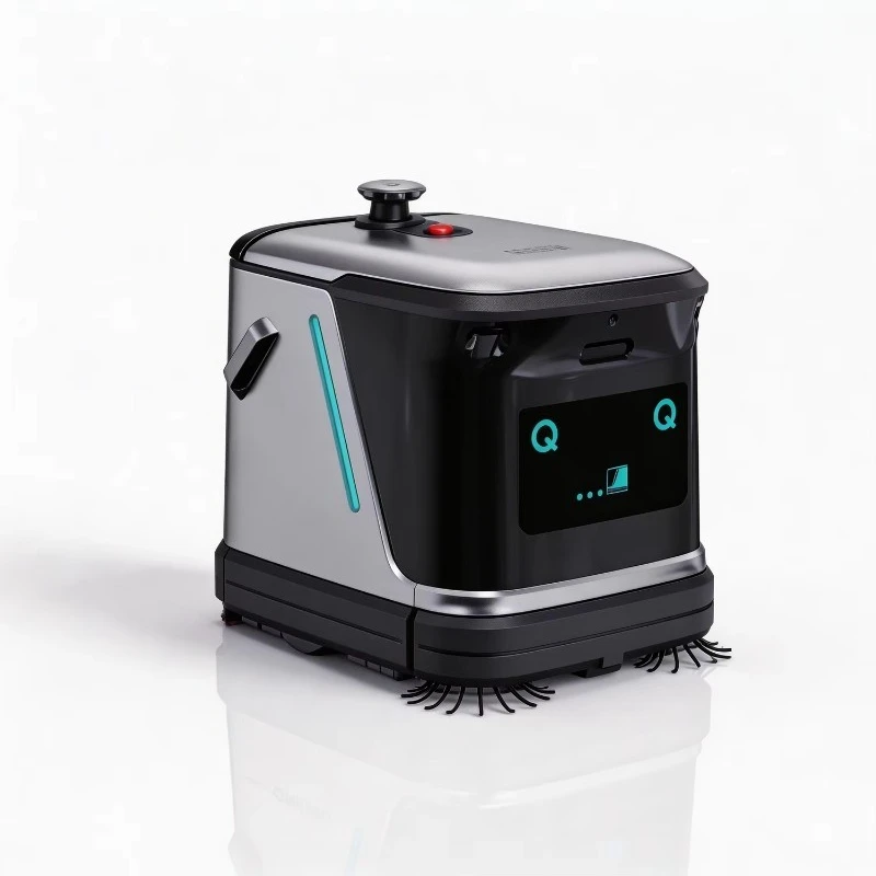 Indoor industrial AI cleaning robot, with scrubbing, mopping functions, can be controlled by the application, automatic charging