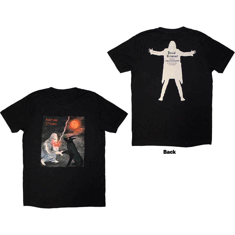 Luck & Strange Fortuna E Strano David Gilmour T-Shirt Cotton Graphic Tee Men Women Summer Streetwear
