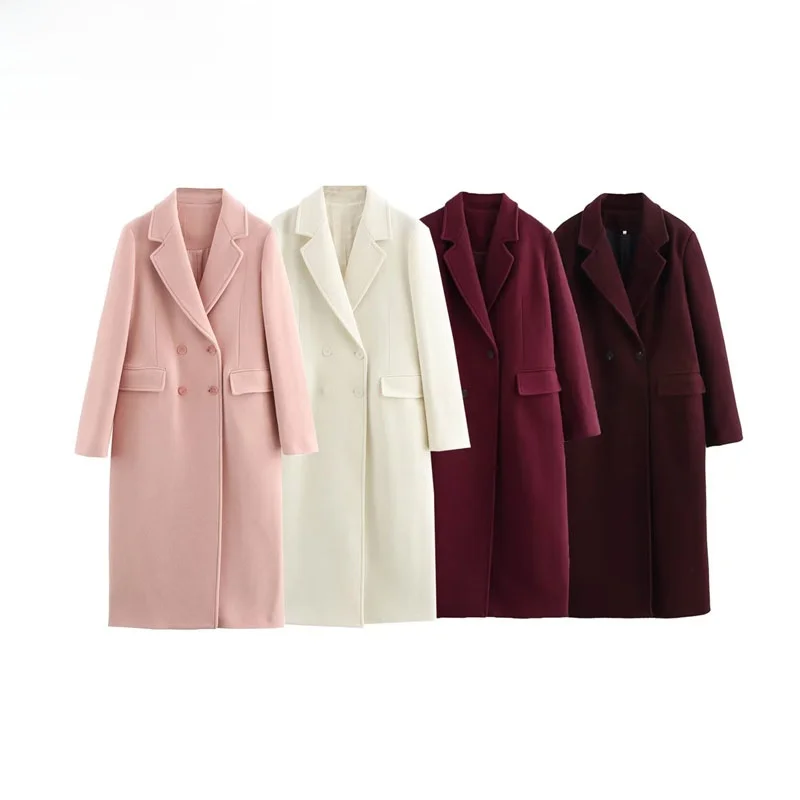 

Faionable Mixed Fiber Coat 2025 Autumn New Women's Clothing Street Sle Regular Thin Polyester Fiber 00%