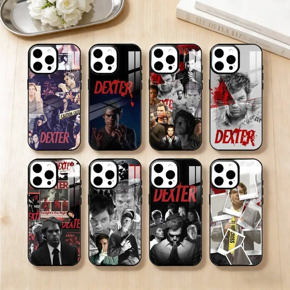 

Чехол для телефона D-Dexter Morgan Movie для iPhone 14,16,15,13,17,12,Plus,Pro,Max, магнитный, для Magsafe, матовый чехол