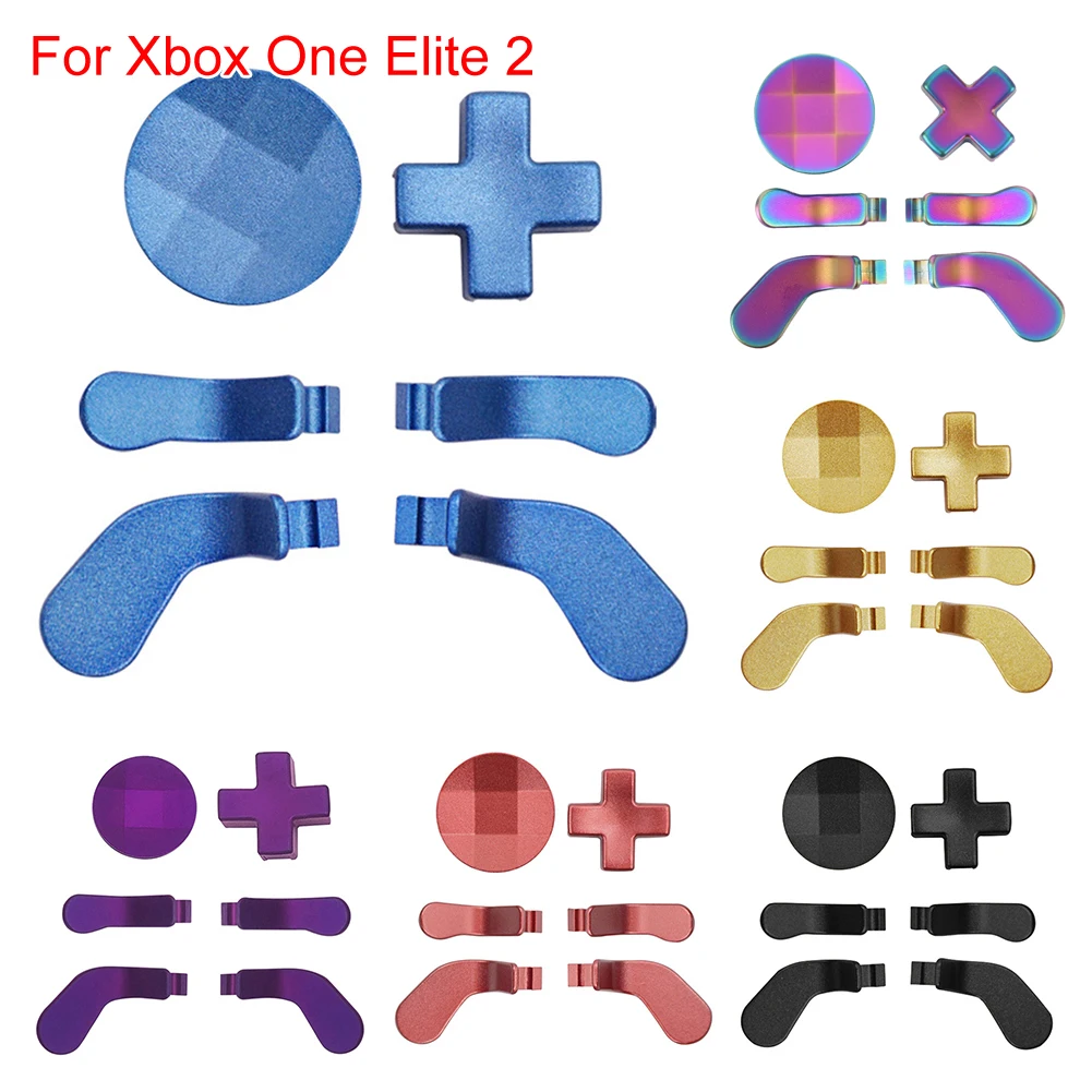 6pcs Game Controller Trigger Button Game Controller Accessories for XBOX ONE ELITE 2 Keycap Replacement Set