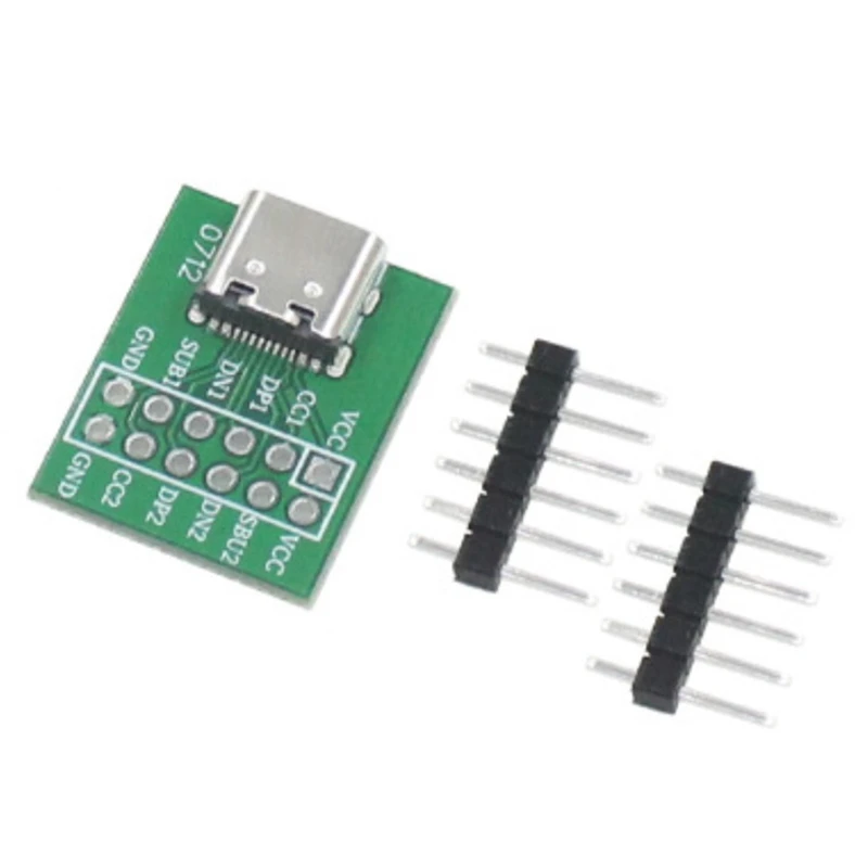 TYPE-C USB Transfer Pin Test Board Converter TYPE-C Female Adapter Board Module Converter TYPE-C USB Adapter Converter