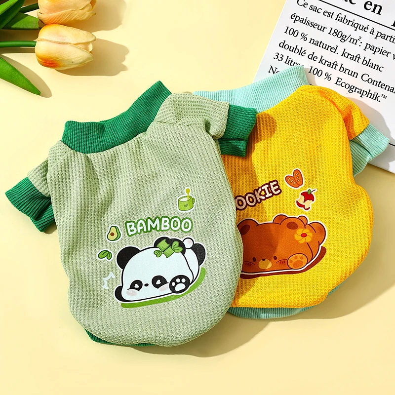 Pet autumn and winter sweaters spring and autumn sweaters cat and dog clothing original patterns colorful animal prints clothin