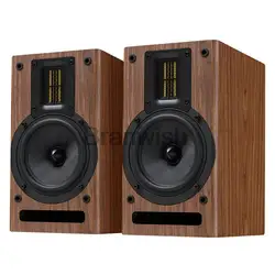 120W High-Power Audio 5-inch Speaker Two-Way Bookshelf Speaker Fever 2.0 Hifi Audio Passive Home Theater Enthusiast Speaker 6Ω