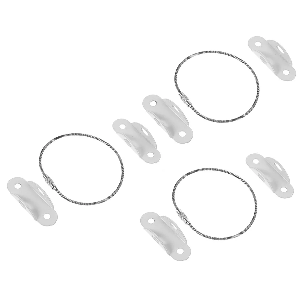 

3Sets Furniture Anchors Anti Tip Straps Proofing Kit Wall Safety Anchors for Dressers Bookcases Cabinets Secure