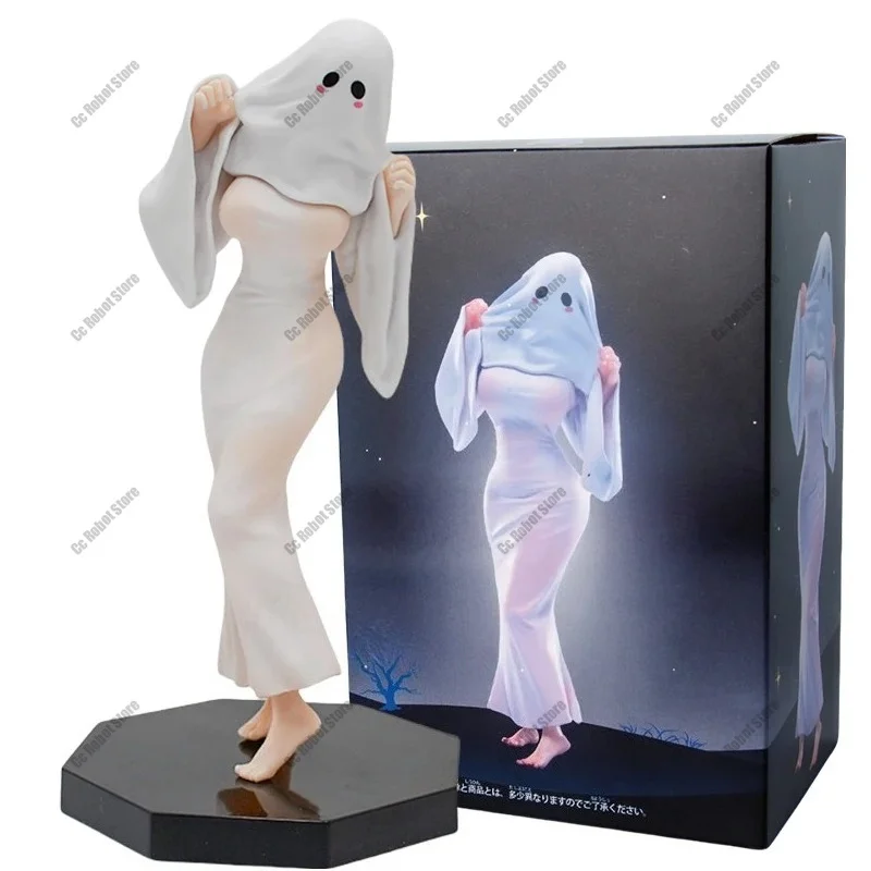 Figura de Anime Chiyu de 21 cm, Chica Sexy Fantasma, Señora Albaricoque, Figura de Acción Japonesa, Figura Sexy para Adultos