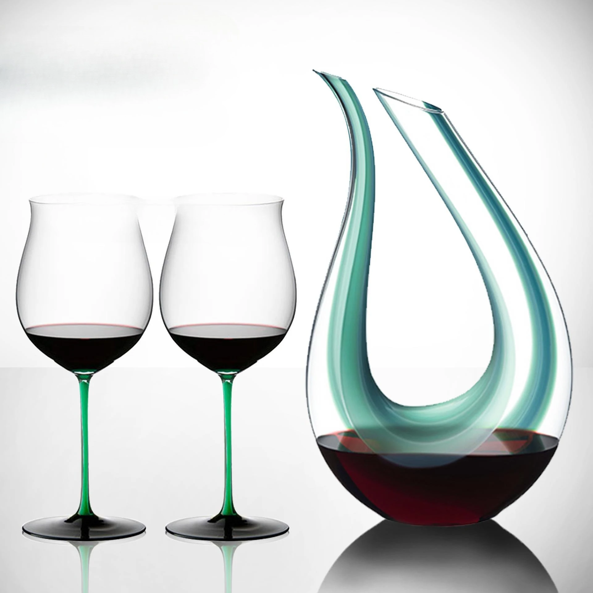 Crystal Tall Wine Glass, Wine Glass, Decanter Set