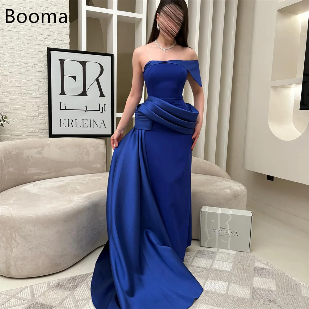 Booma zeemeermin uit de schouder eenvoudige avondjurken formele jurken voor vrouwen mouwloze elegante galajurken op maat gemaakt 2025
