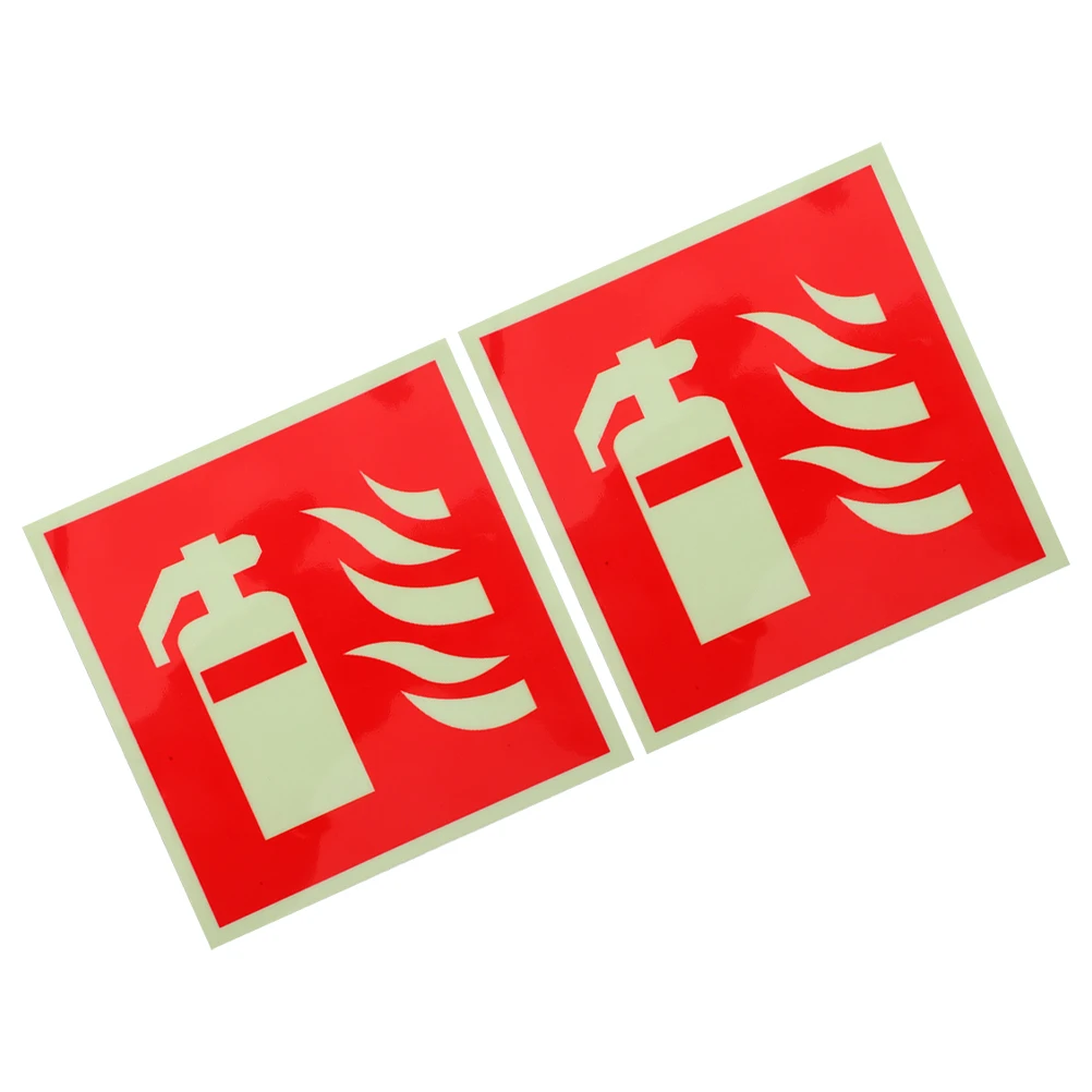 

2 Fire Floor Dark Adhesive Office Distinguisher Large Durable Adhesive Sticker Industrial Office Modern Labels