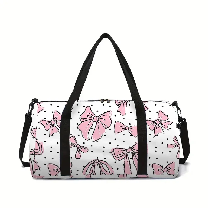 

Pink Butterfly Large Capacity Luggage Bag for Boy/Girls Best Gifts 3D Cartoon Travel Duffels for Children Outdoor Fitness Bag