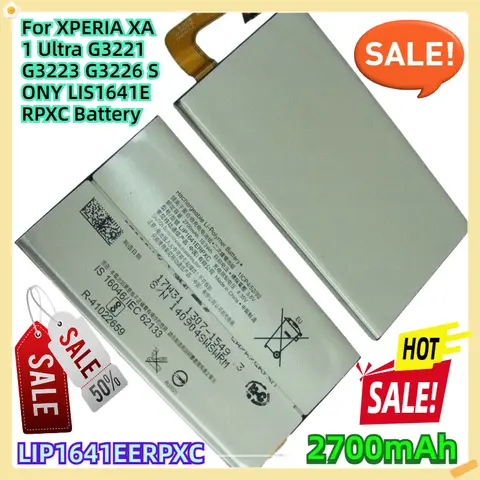 Para XPERIA XA1 Ultra G3221 G3223 G3226 2700mAh SONY LIS1641ERPXC Bateria