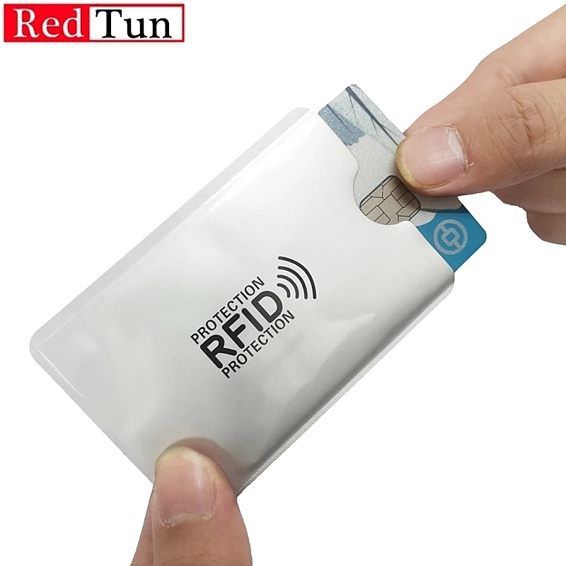 アルミニウムRFIDカードホルダー,5〜20個,NFCロック付きカードホルダー,クレジットカード保護ケース