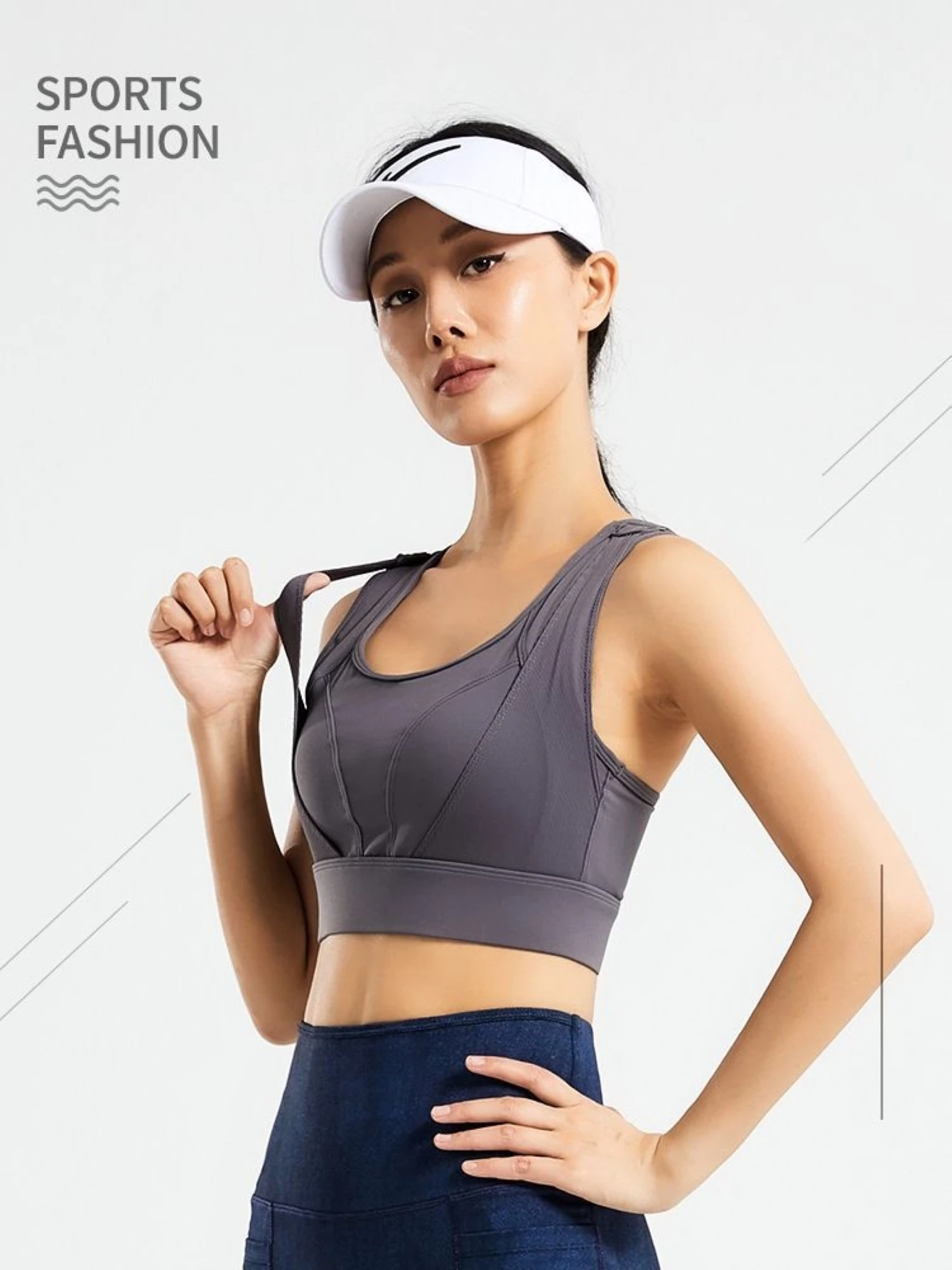 

Спортивный бюстгальтер с защитой от провисания | Спортивный топ для фитнеса больших размеров с высокой степенью поддержки