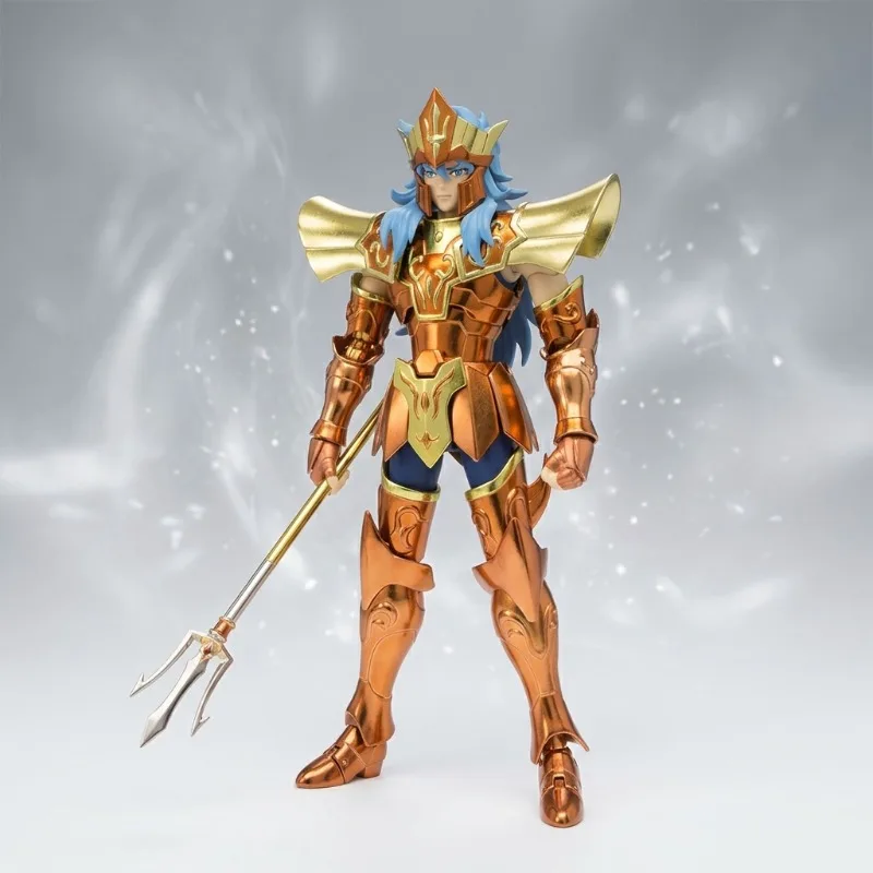 【En stock】 Saint Seiya MST Myth Cloth EX Plus Poseidon Chapter Figura de acción de Poseidon, el Emperador del Mar, con armadura de metal fundido a presión