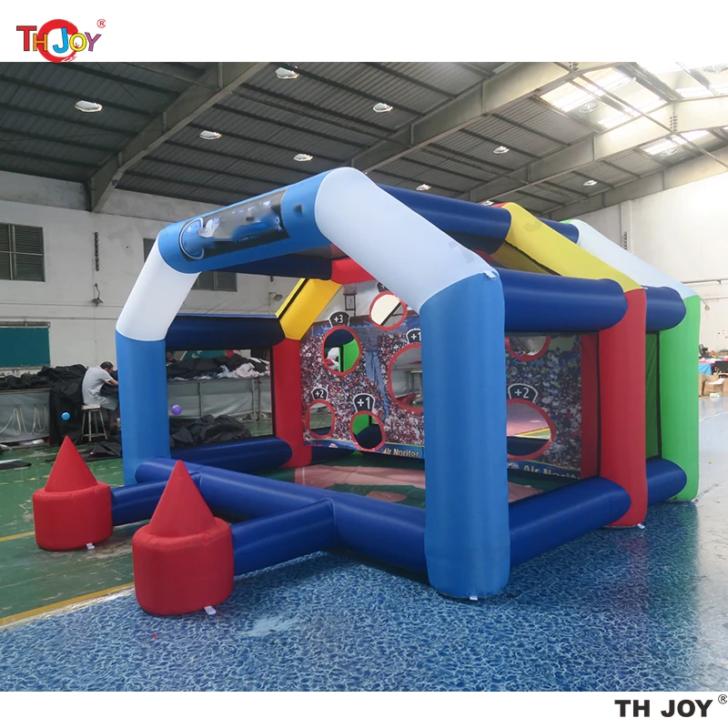 Namiot do treningu baseballu, nadmuchiwany, przenośny, o wymiarach 4x4,5 m.