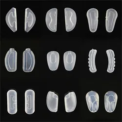 20pcs 2022 New Silicone Glasses Eyeglasses Nose Pads Optical Frame Repair Accessory Part Push In Insert Type Free Shipping