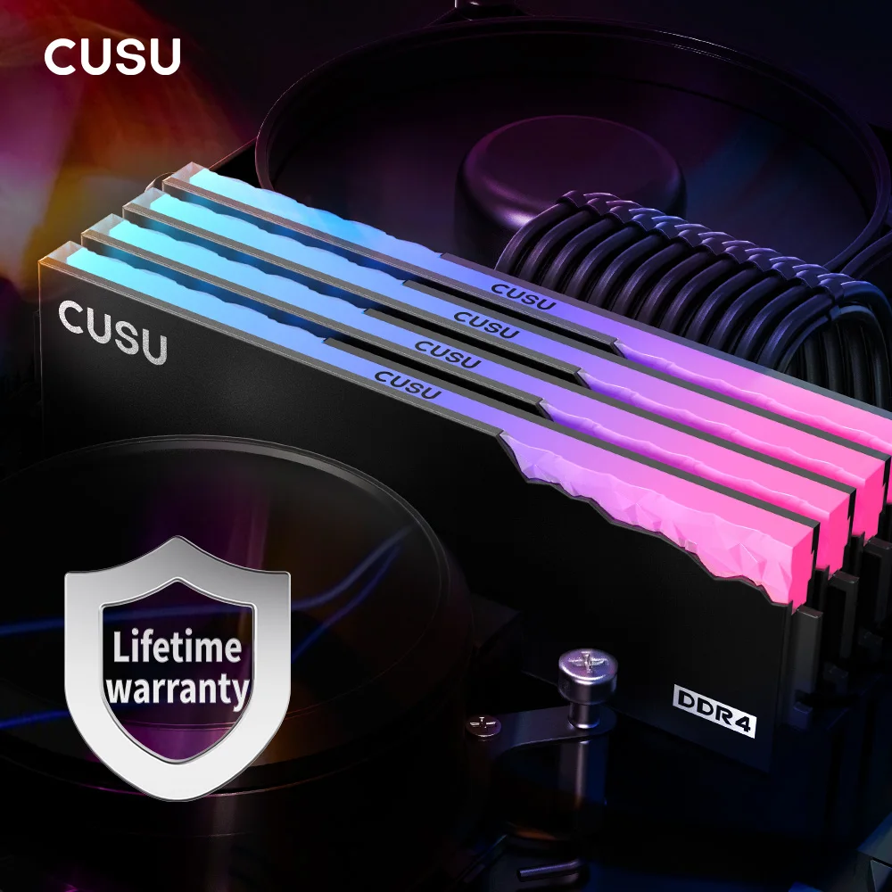 CUSU Memoria Ram RGB RAM ddr4 8GBx2 16GBx2 3200MHz 3600MHz ddr4