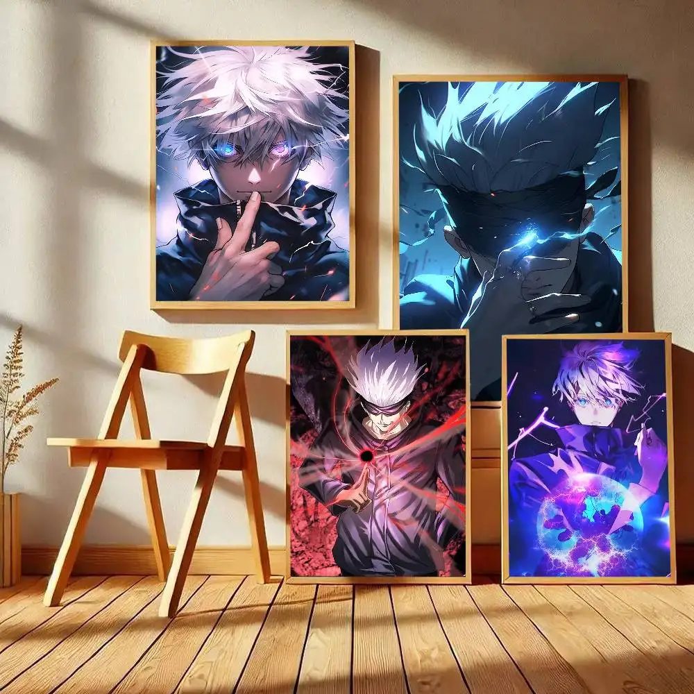 J-Jujutsu Anime Poster Art With Prints Home Bedroom Living Room Decoration Gift