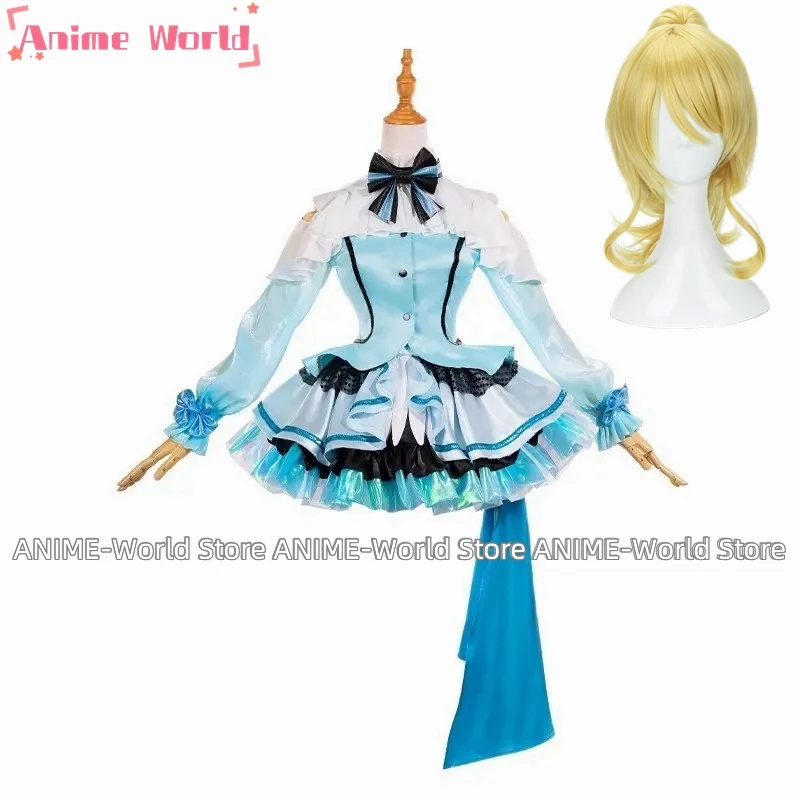 

《Custom size》Anime Lovelive Ayase Eli Lovely Dress SJ Uniform Women Sexy Halloween Uniforms Custom Made