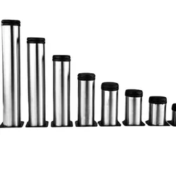 5CM-35CM 가구 조절 캐비닛 다리, 스테인레스 스틸 가구 다리, 캐비닛 테이블 소파 침대 발, 가구 다리 발, 1 개