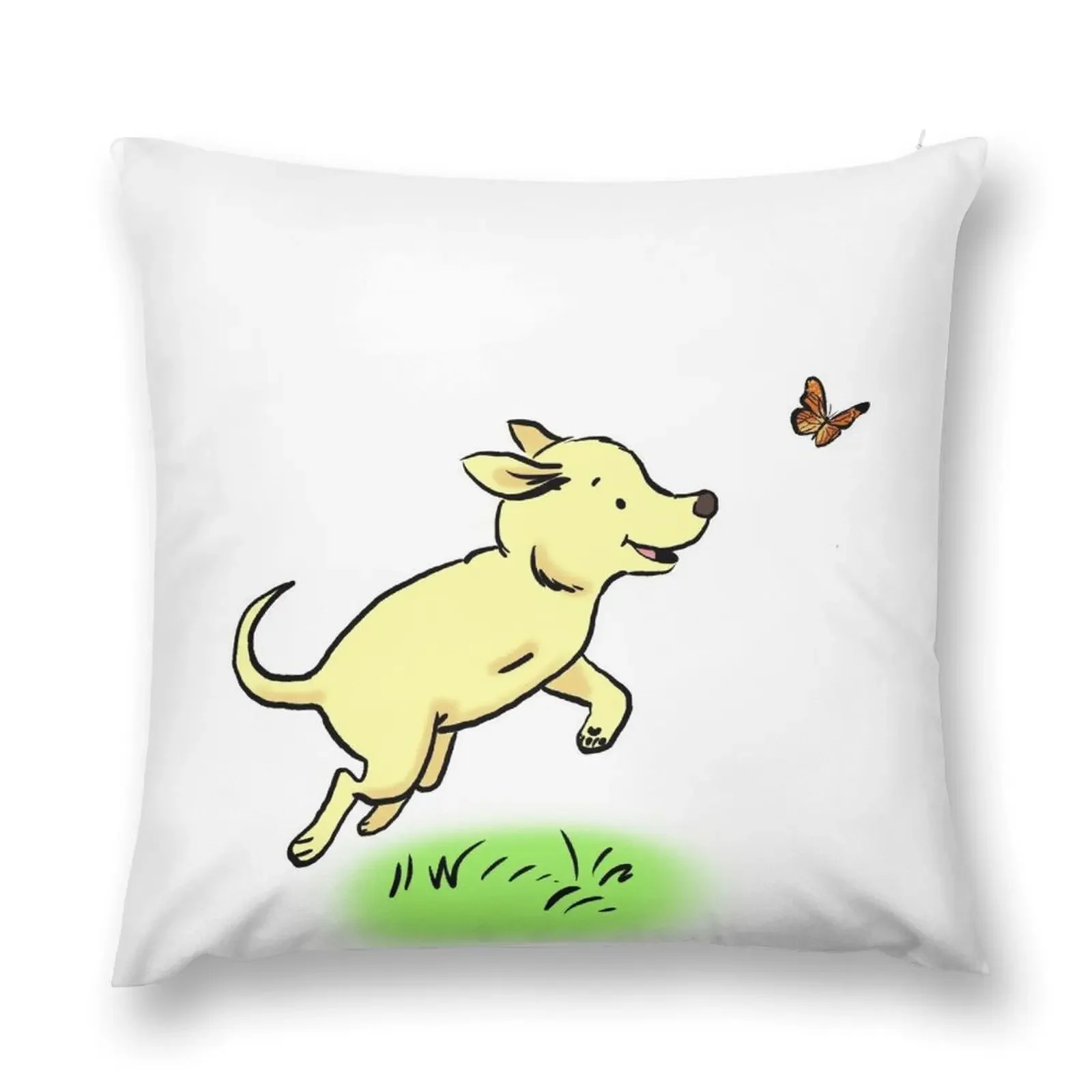 Tripod Dog, Three Legged Dog Playing Throw Pillow Decorative Pillow Covers For Sofa Covers For Sofas pillow