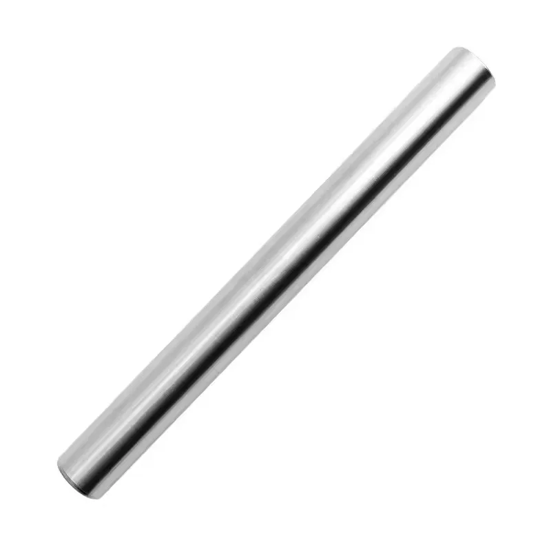 Rvs Deegroller Bakken Brood Gebak Roller Non-stick Bakken Tool Koken Pizza Cookie Cannoli Buizen Keukengerei