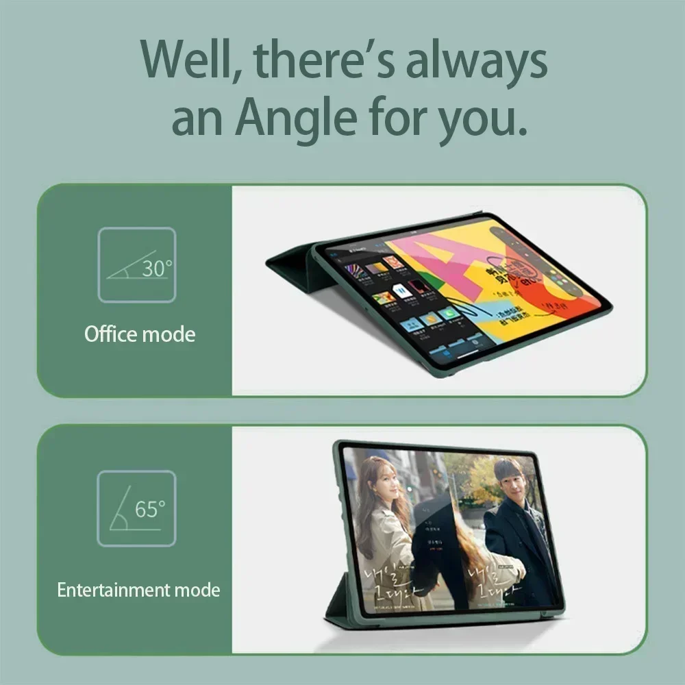 For Samsung Galaxy Tablet Case Accessories Tab S6 Lite A8 A7 S7FE S9 For Samsung Galaxy Tab S7 S8 S9 Plus 12.4 Protective Cover