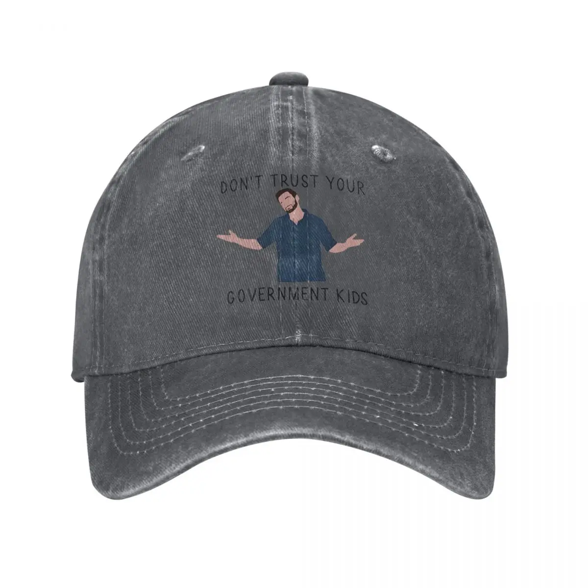 Pure Color Dad Hats Don T Trust Your Government Kids Women's Hat Sun Visor Baseball Caps Nick Miller Peaked Cap