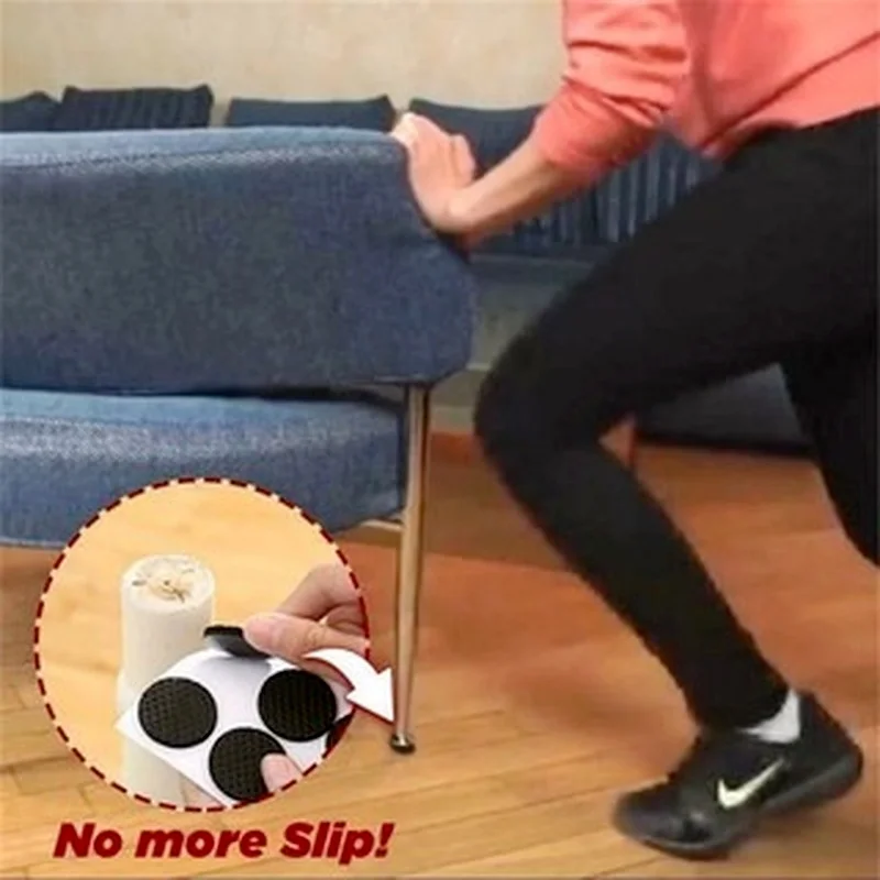 Self Adhesive Furniture Leg Feet Protector Pad Chair Leg Pad Anti-Scratch Slip Mat Stickers DIY Furniture Feet Floor Protector image 4