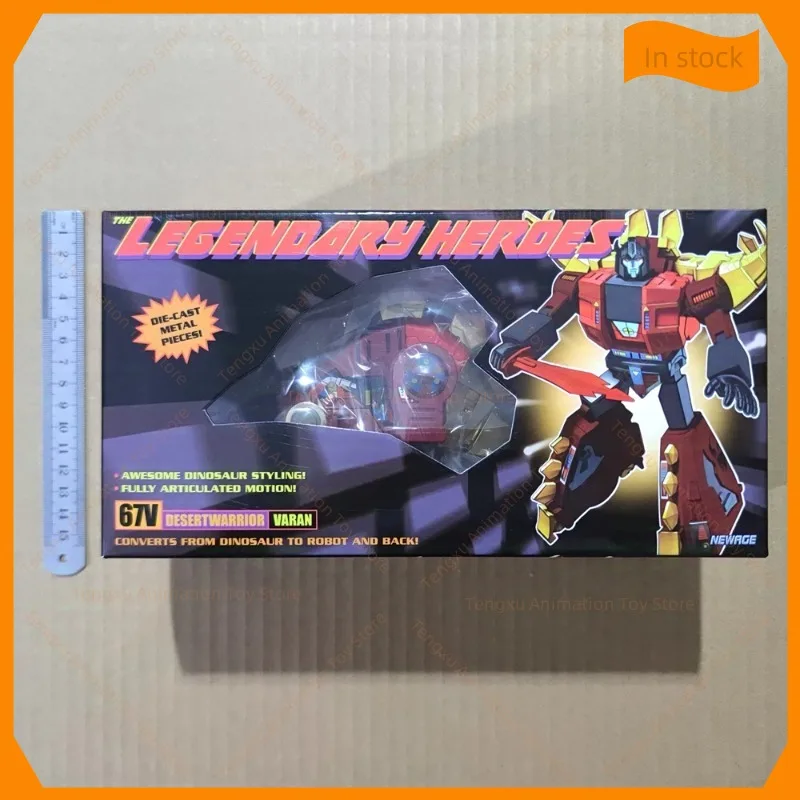 Gloednieuw op voorraad NA H67V Huilende G2 Kleur Robot Dinosaurus NEWAGE Kleinschalige Mecha Getransformeerd speelgoed Speelgoed