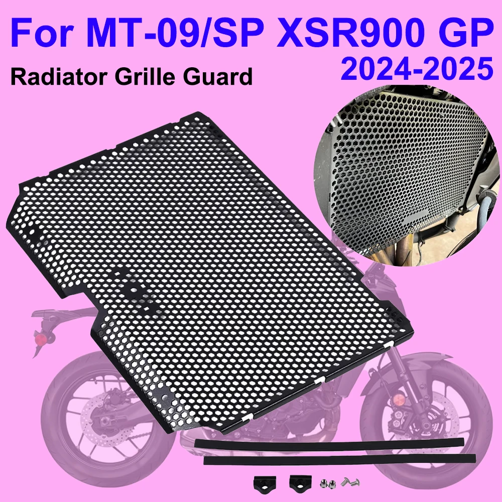 

For Yamaha MT09 MT-09 SP XSR900GP XSR900 GP2024 2025 Radiator Grille Guard Protective Cover Protector Motorcycle Accessories