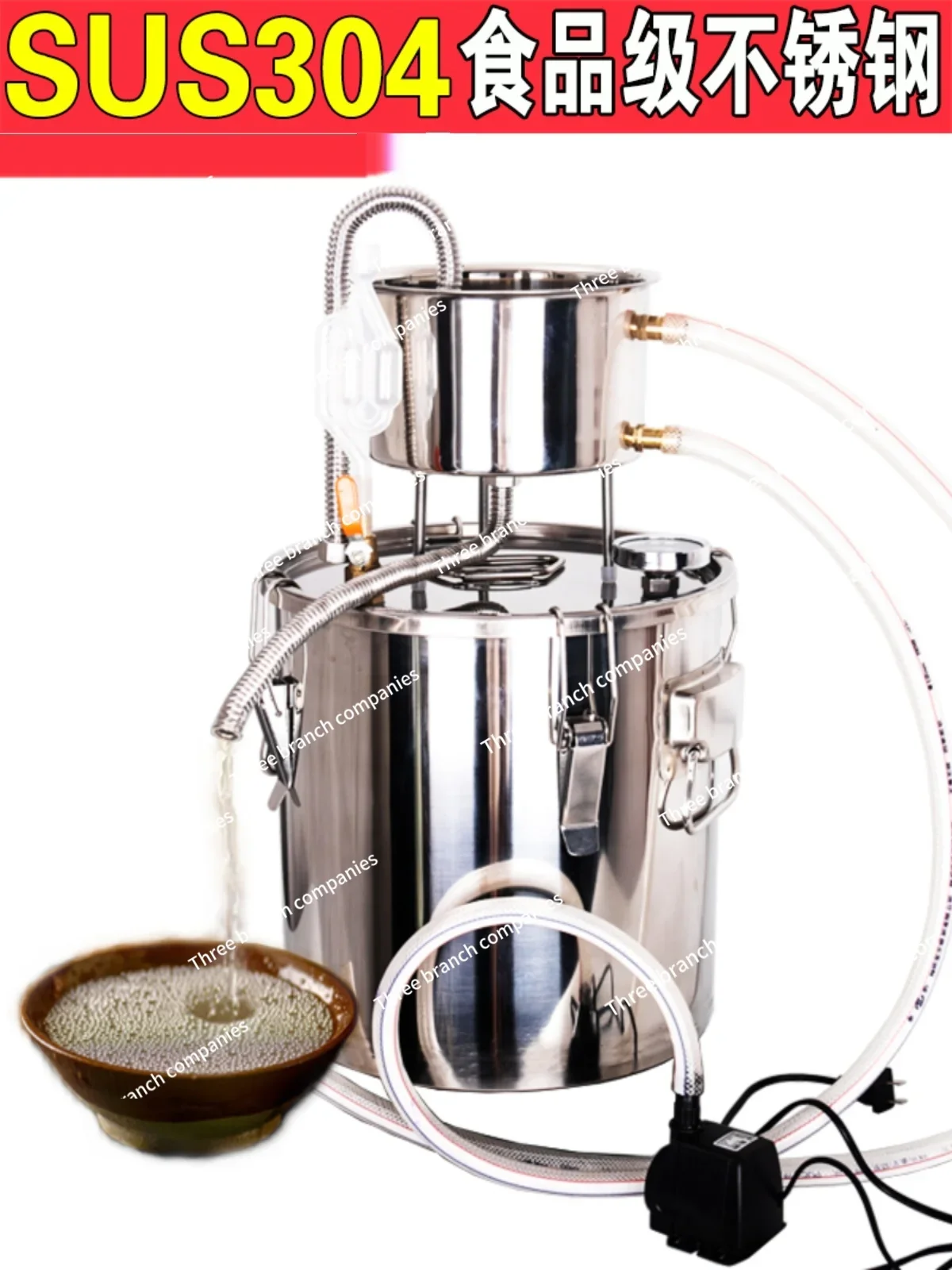 

Stainless Steel Wine Making Equipment Machine Pure Dew Distillator Machine Grain Distilled Spirit Ferment