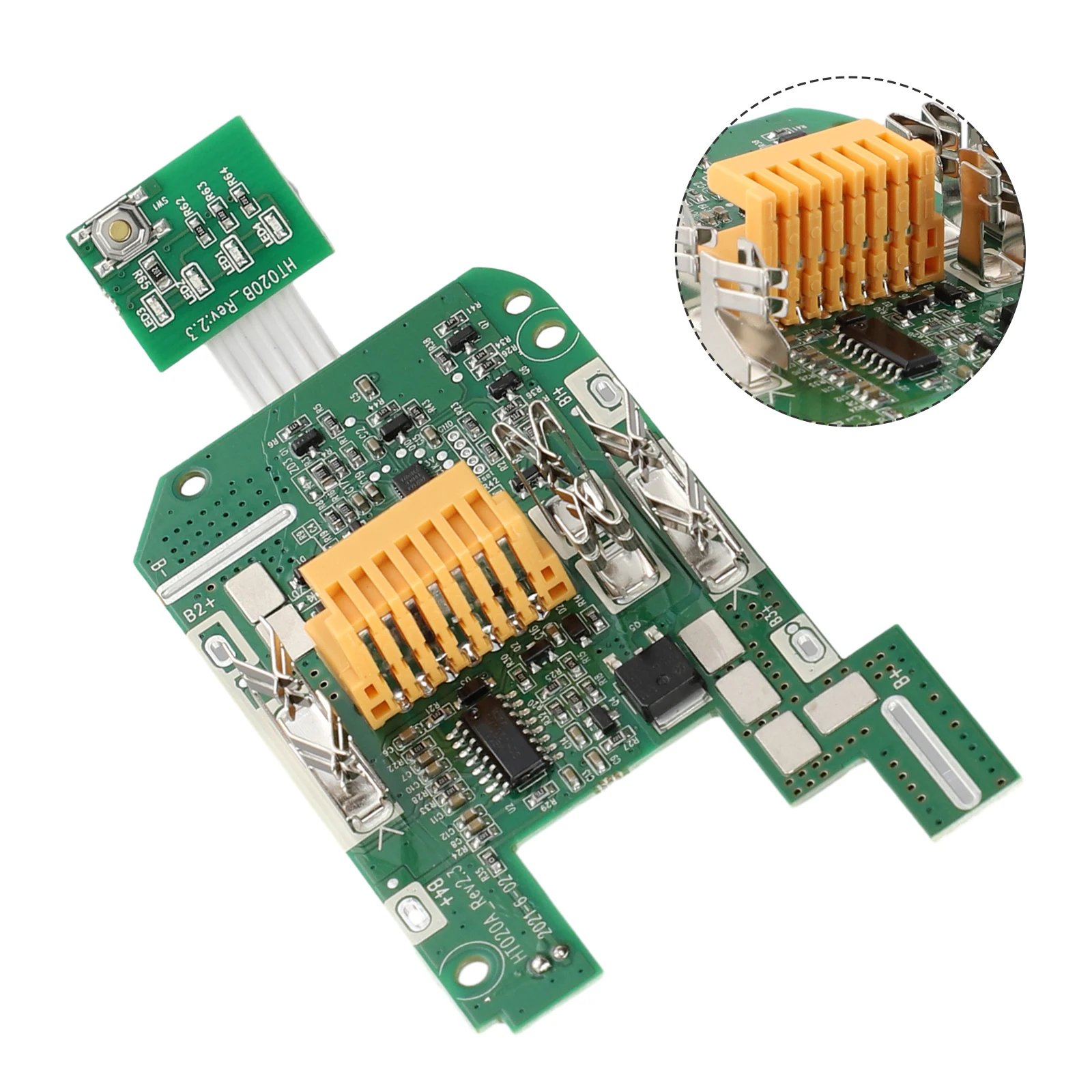 1x แผงวงจร PCB แผงวงจร PCB อุปกรณ์เสริมสําหรับ Bl1860 15 เซลล์ในตัว Dual ICs ตรวจจับสําหรับ Bl1815 5 เซลล์