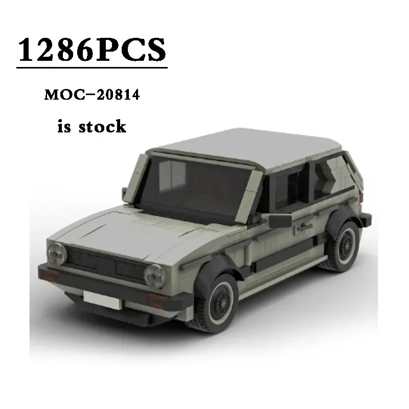 

Классический автомобиль Speed Champion MK1 GTI MOC-20814 Fun в сборе, строительные блоки, 1286 шт., рождественские подарки для детей, подарки на день рождения