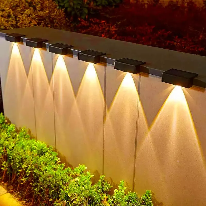 Solar Wall Downlight Outdoor Waterproof Garden Fence Warm Glow Courtyard Villa Landscape Photography Shooting Props Light