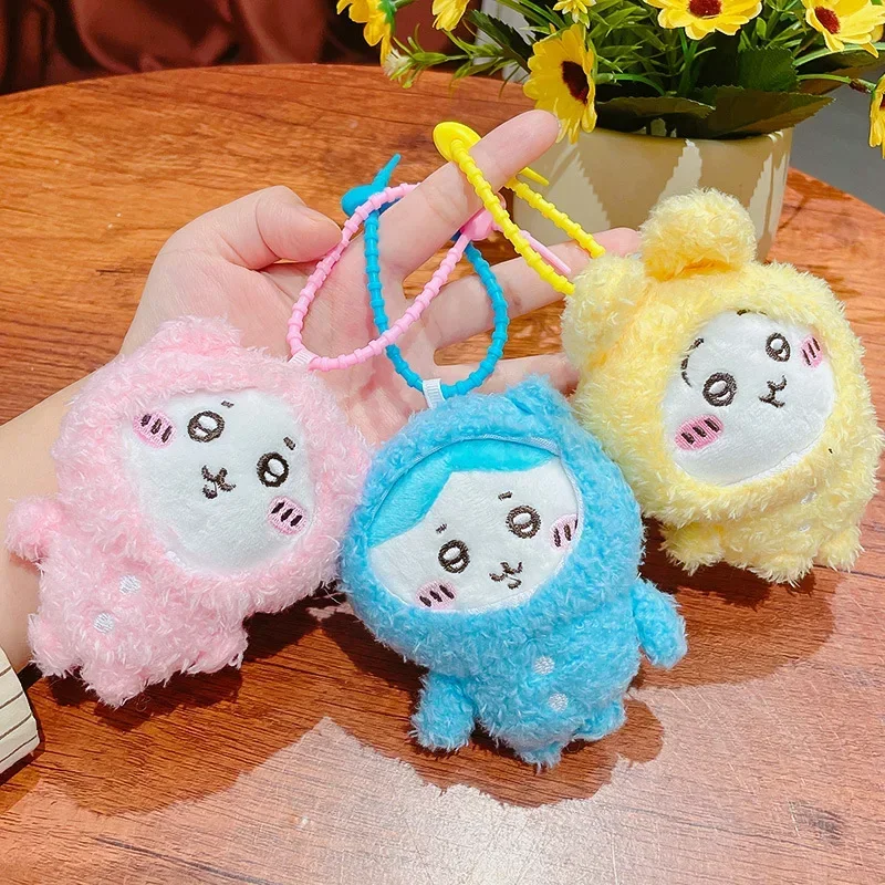 Cartoon Plush Cross-dressing Jiyikawa Doll Pendant Plush Doll Keychain Female Cute Bag Pendant Key Chain Small Gift Pendant Gift