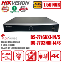 Hikvision DS-7732NXI-I4/S 16/32CH 4K H.265+ Facial Recognition AcuSense 4SATA NVR DS-7716NXI-I4/S Network Video Recorder