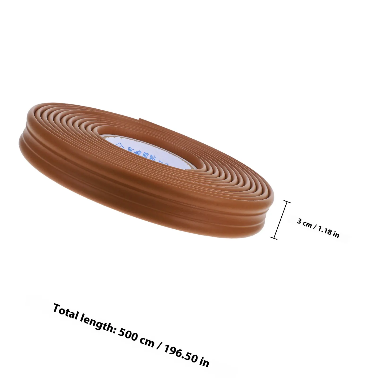 2Pcs Wall Edge Strip Stickers Self Adhesive Flexible Molding Trim Waterproof for TV Background Ceiling Baseboard Wall Decor
