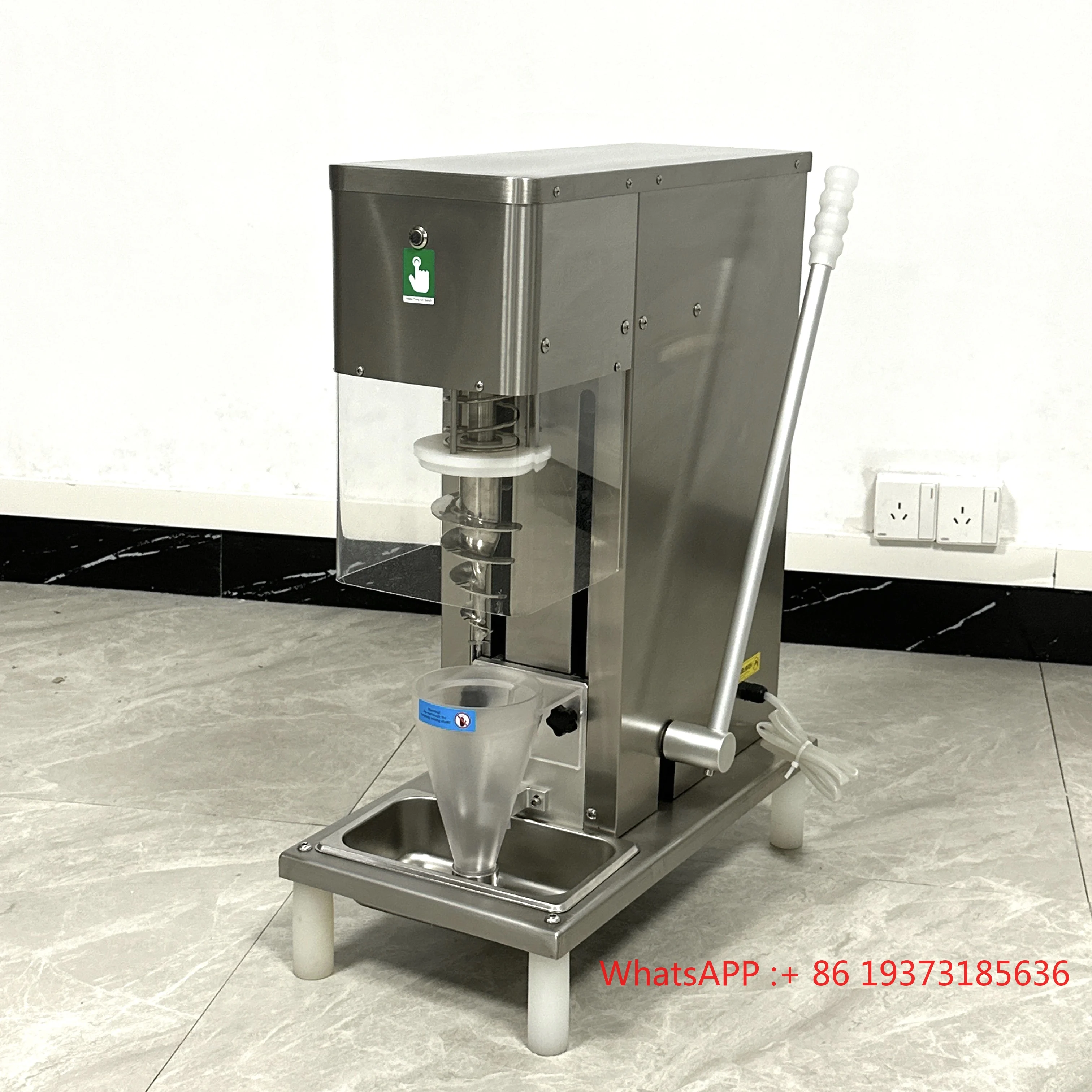 Neueste Swirl Fruits Ice Cream Machine Swirl Frozen Yogurt Ice Cream Mixer Machine Real Fruit Swirl Ice Cream Blender