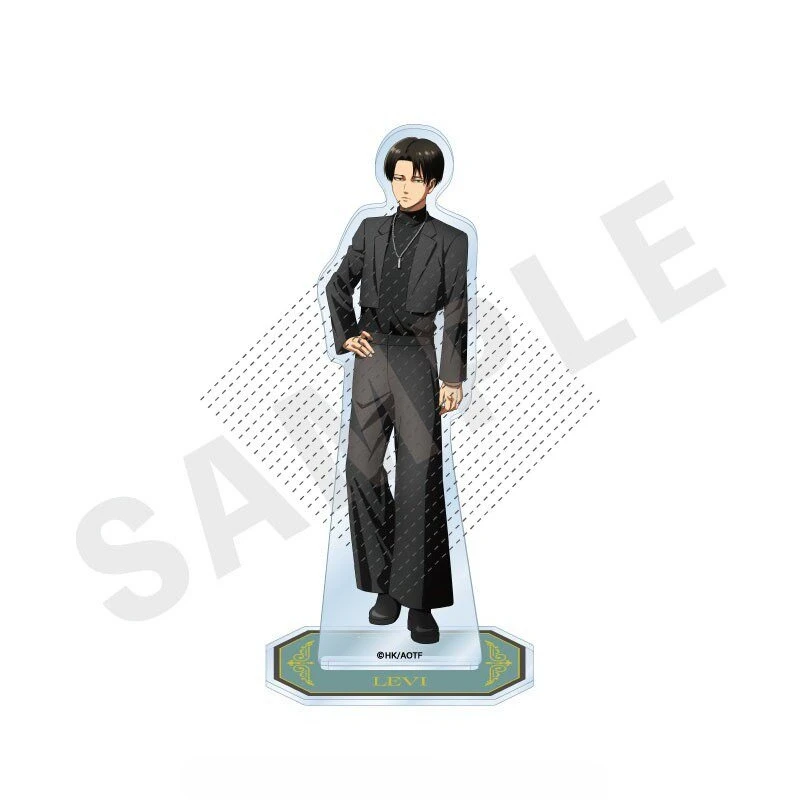 Game Levi Ackerman Eren Yeager Hans Hange Zoe Erwin Smith Acrylic Stand Doll Anime Figure Model Plate Cosplay Toy Gift