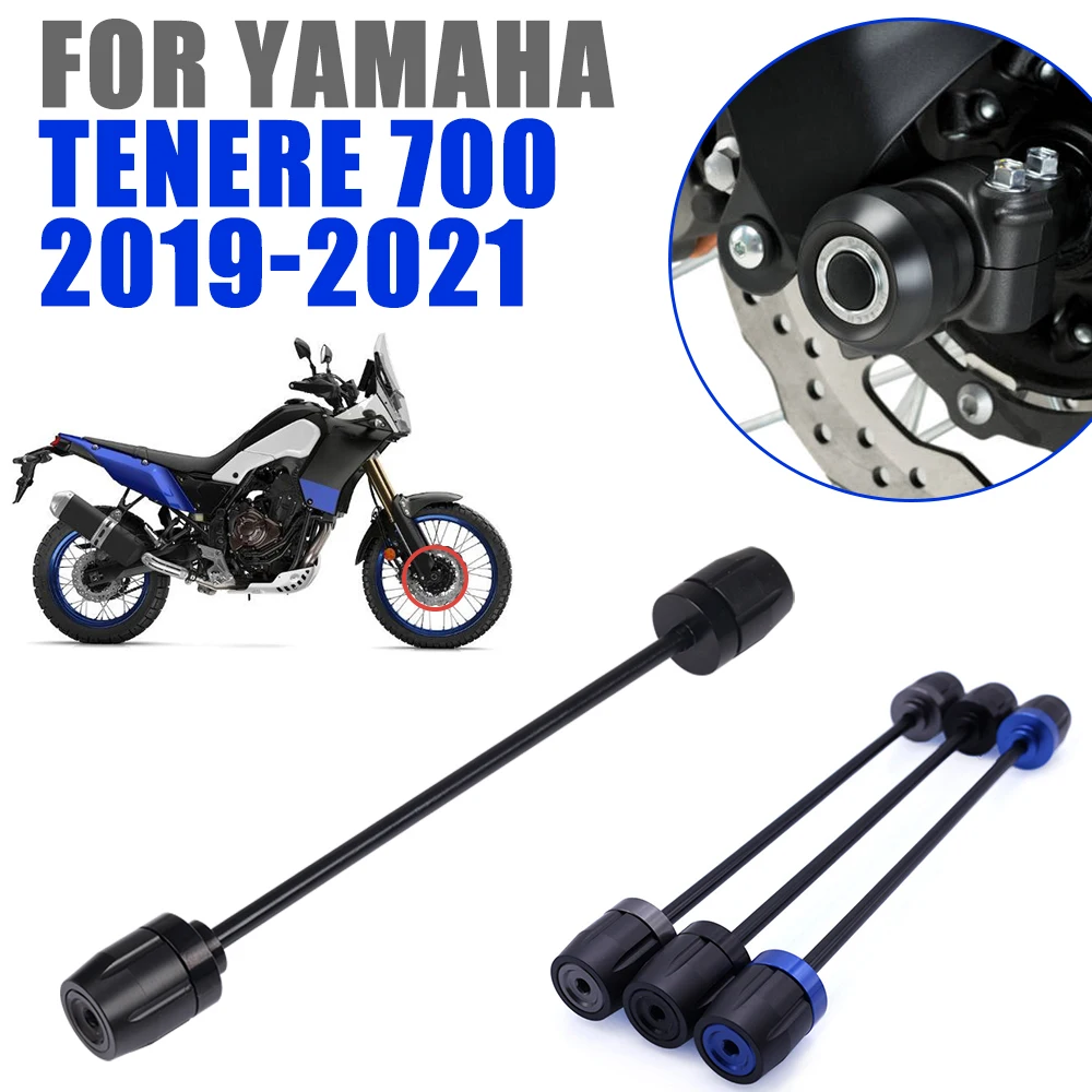 

Motorcycle Front Wheel Fork Axle Crash Sliders Falling Protection For YAMAHA Tenere 700 XT700Z Tenere700 XTZ700 2019 2020 2021