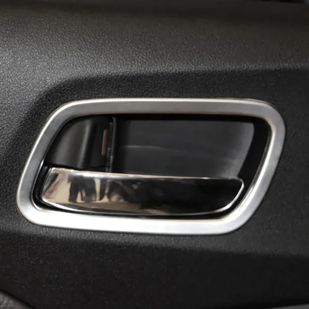 

Chrome Interior Door Handle Bezel Trim Moldings For 2013-2015 Honda CR-V CRV