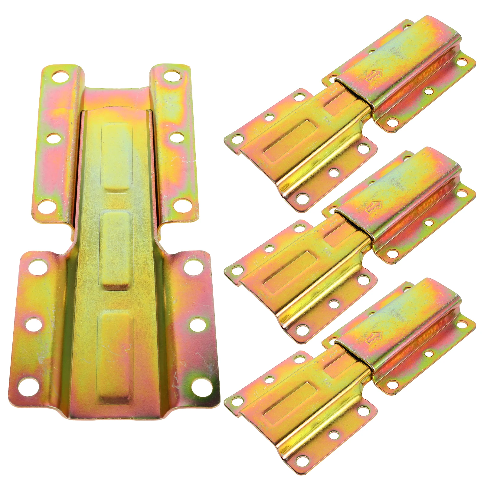 

4pcs Sliding Hardware Components Metal Connectors Hardware Sliders Furniture Accessories Stable Connection