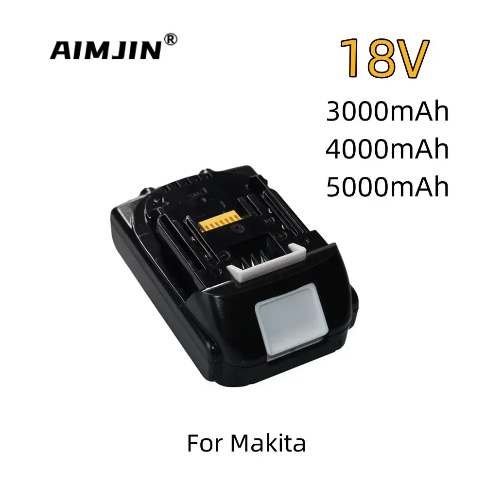 

For Makita 18V 3.0/4.0/5.0Ah Lithium ion Rechargeable Battery 18v Drill Replacement Batteries BL1860 BL1830 BL1850 BL1860B