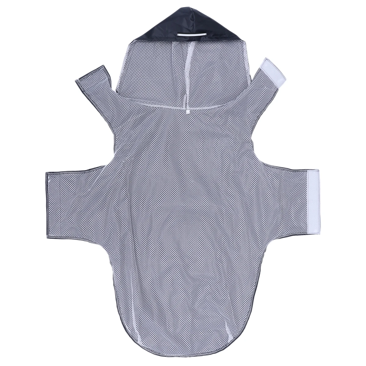 

Waterproof Hooded Dog Raincoat Nylon Pet Rain Jacket Big Dogs Adjustable Paste Button Reflective Strips Outdoor Breathable Rain
