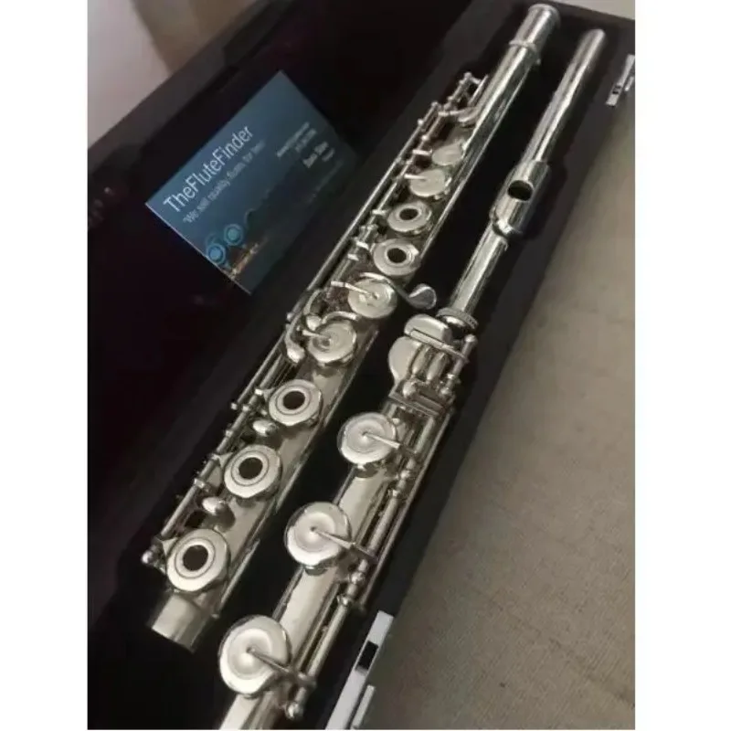 Flute-b Foot E-gorgeous Performance Musical Instrument Copper-l Silver Plated Flute