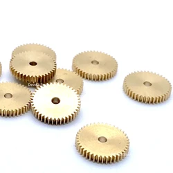 0.3M 2MM Hole MINI DIY Copper Gear 0.3M 30T 32T 30/32 Teeth 1.98MM 2.02MM Model RC Parts